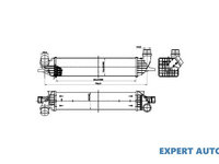 Radiator intercooler Renault LAGUNA III (BT0/1) 2007-2016 #2 144960001R