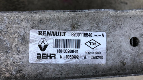 Radiator intercooler Renault Megane 2 8200115