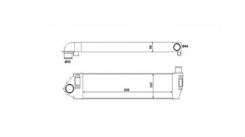 Radiator intercooler Renault MEGANE II Sport 