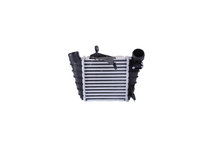 Radiator intercooler Seat Cordoba 2002-2009, Ibiza 2002-2008, Skoda Fabia 2007-2015, Roomster 2006-, 183x191x64mmmm, material Rezervor plastic, fagure aluminiu brazat, SRLine 6915J8-1