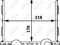 Radiator intercooler SMART FORTWO cupe 450 NRF 30257