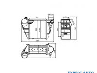Radiator intercooler Volkswagen VW BORA (1J2) 1998-2005 #3 03004185