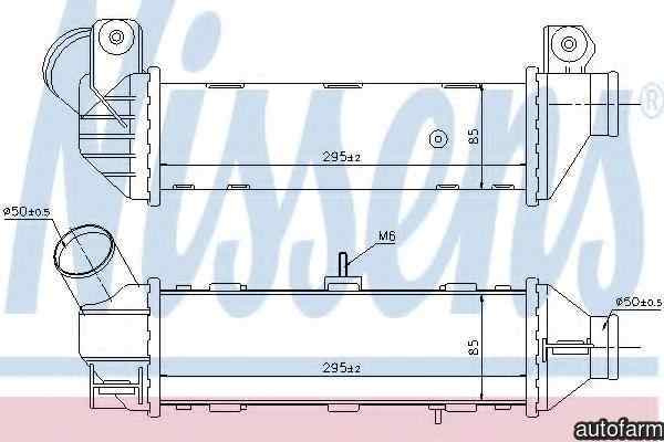 Radiator intercooler VW CADDY II combi (9K9B) NISS