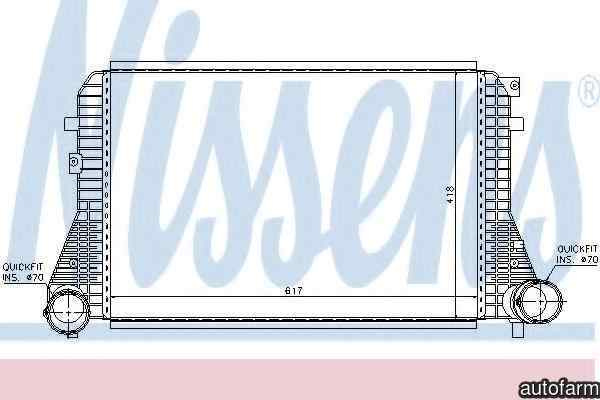 Radiator intercooler VW EOS 1F7 1F8 Producator NISSENS 96715