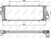 Radiator intercooler VW LT 28-35 II bus 2DB 2DE 2DK NRF 30830