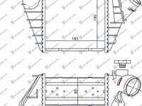 Radiator intercooler VW NEW BEETLE 98-11 Cod 1C0145803A