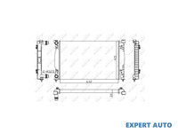 Radiator lichid racire Audi AUDI A4 Avant (8E5, B6) 2001-2004 #2 01103119