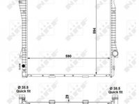 Radiator lichid racire BMW X5 (E53) 2000-2006 #3 01023109