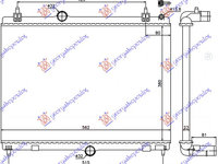 Radiator manual BRAZED stanga/dreapta CITROEN C5 08-16 PEUGEOT 407 04-10 PEUGEOT 508 11-15 PEUGEOT 508 15-18