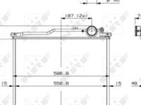 Radiator motor (fara cadru) RVI MIDLUM DXi5/DXi7 05.06-