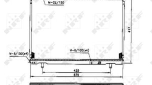 Radiator motor FIAT BRAVA, BRAVO I, MAREA, MU