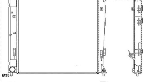 RADIATOR MOTOR HYUNDAI ix35 1.7 CRDi -produs 