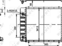 Radiator motor LAND ROVER DEFENDER, DISCOVERY I 2.5D