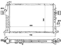 RADIATOR OPEL ASTRA G - produs nou