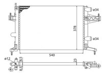 Radiator Opel combo - PRODUS NOU