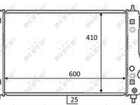 Radiator racire apa Chevrolet Aveo NRF