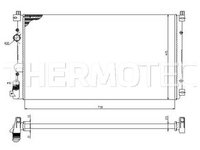 Radiator racire apa thermotec pt nissan interstar,opel movano,renault master 2,trafic 2