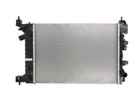 Radiator racire Chevrolet Aveo T300, 03.2011-2014, motor 1.2, 51/63 kw, 1.4, 74 kw, benzina, cutie manuala, cu/fara AC, 550x396x23 mm, aluminiu/plastic,