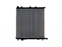 Radiator racire Citroen C2 (Jm), 10.2004-2009 (Si C2 Vts), Peugeot 207, 2006-, Motorizare 1, 4 (66kw) Cv Automata, 1, 6 (81/91kw) Cv Manuala Benzina, tip climatizare Cu/fara AC, dimensiune 396x380x26mm, Cu lipire fagure prin brazare, Aftermarket