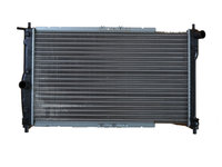 Radiator racire Daewoo Lanos, 01.1997-2008, Motorizare 1, 4 55kw, 1, 5 63kw, 1, 6 78kw Benzina, tip climatizare cu /fara AC, cutie Manuala, dimensiune 635x385x23mm, Cu lipire fagure mecanica, Aftermarket