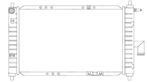 Radiator racire Daewoo Matiz II 2001-2005 , m