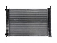 Radiator racire Ford Fiesta (Jhs), 05.2002-07.2008, Fusion (Jus), 2002-2012, Mazda 2 (Dy), 09.2002-06.2007, Motorizare 1, 4 Mz-Cd, 1, 4 Tdci 50kw Diesel, tip climatizare cu/fara AC, cutie M/A, cu conectori rapizi, dimensiune 500x350x24mm, Cu lipire f