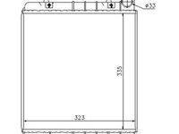 Radiator racire Hyundai Accent (Lc), 06.1999-08.2006, Motorizare 1, 3 62/63kw, 1, 5 66/73kw, 1, 6 77kw Benzina, tip climatizare Cu/fara AC, cutie Manuala, dimensiune 316x335x16mm, Cu lipire fagure prin brazare, Aftermarket