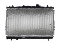 Radiator racire Hyundai Coupe, 2002-2009 (Motor 2, 7 V6 121/123kw), Elantra, 2000-2006 (Motor 1, 6 77kw, 1, 8 79/94/97kw, 2, 0 100/102/105kw) Benzina, tip climatizare Cu/fara AC, cutie Manuala, dimensiune 654x375x16mm, Cu lipire fagure prin brazare, 