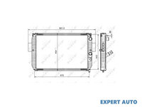 Radiator racire Iveco DAILY II caroserie inchisa/combi 1989-1999 #2 02043067