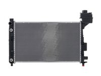 Radiator racire Mercedes Clasa A (W168), 07.1997-08.2004 Model A140 (1, 4 60kw), A160 (1, 6 75kw), A190 (1, 9 92kw) Benzina, tip climatizare Cu/fara AC, cutie automata, dimensiune 600x350x24mm, Cu lipire fagure prin brazare, Aftermarket