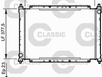 Radiator, racire motor (230565 VALEO) ROVER