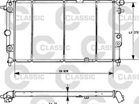 Radiator, racire motor (231175 VALEO) OPEL,VAUXHALL