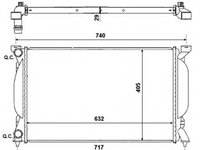 Radiator racire motor 50539 NRF pentru Audi A4 2000 2001 2002