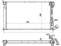 Radiator racire motor 509601 NRF pentru Peugeot 605 CitroEn Xm Peugeot 406