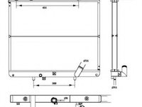 Radiator racire motor 52234 NRF pentru Mitsubishi Coltrodeo Mitsubishi L Mitsubishi Strada Mitsubishi Triton