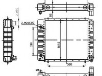 Radiator racire motor 53149 NRF pentru Land rover Discovery Land rover Defender
