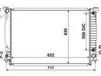 Radiator racire motor 53190 NRF pentru Audi A4 Audi A6