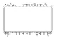Radiator racire motor 53384 NRF pentru Daewoo Rezzo Daewoo Tacuma Chevrolet Rezzo Chevrolet Tacuma