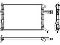 Radiator racire motor 53628 NRF pentru Opel Astra Opel Zafira