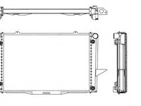 Radiator racire motor 539509 NRF pentru Volvo 850 Volvo S70 Volvo V70 Volvo Xc70