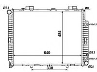 Radiator racire motor 58100 NRF pentru Mercedes-benz E-class