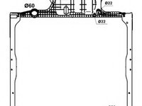 Radiator racire motor 58279 NRF pentru Volvo S40 Vw Golf Man Tga