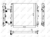 Radiator racire motor 58317A NRF pentru Renault Kangoo