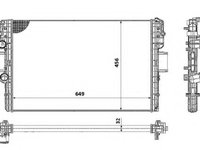 Radiator racire motor 58361 NRF pentru Iveco Daily