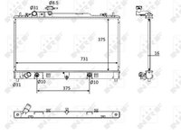 Radiator racire motor 58561 NRF pentru Mazda 6