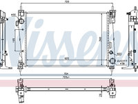 Radiator racire motor 60065 NISSENS pentru Alfa romeo Giulietta