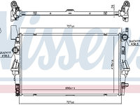 Radiator racire motor 606021 NISSENS pentru Peugeot 307 CitroEn C4 Mercedes-benz Vito