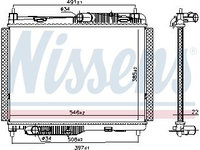 Radiator racire motor 606662 NISSENS pentru Ford Transit Ford Fiesta