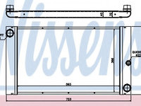 Radiator racire motor 60762 NISSENS pentru Bmw Seria 7 Bmw Seria 5 Bmw Seria 6