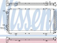 Radiator racire motor 61390 NISSENS pentru Peugeot Boxer Fiat Ducato CitroEn Jumper CitroEn Relay Peugeot Manager